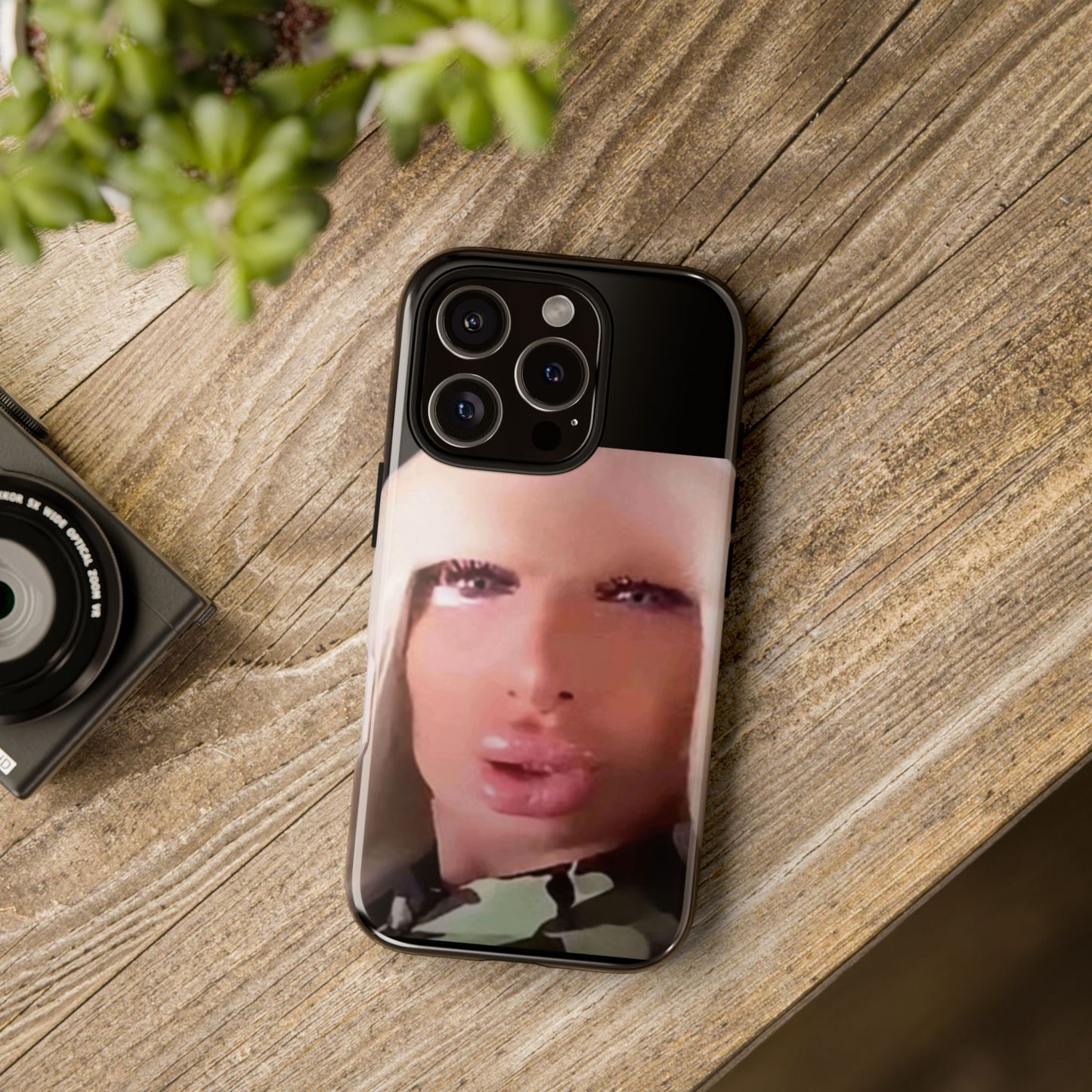 Funny Meme Glam Face Phone Case