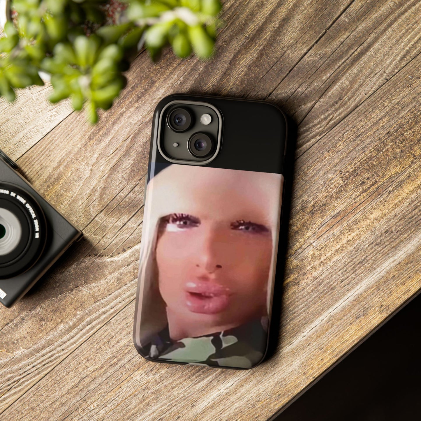 Funny Meme Glam Face Phone Case
