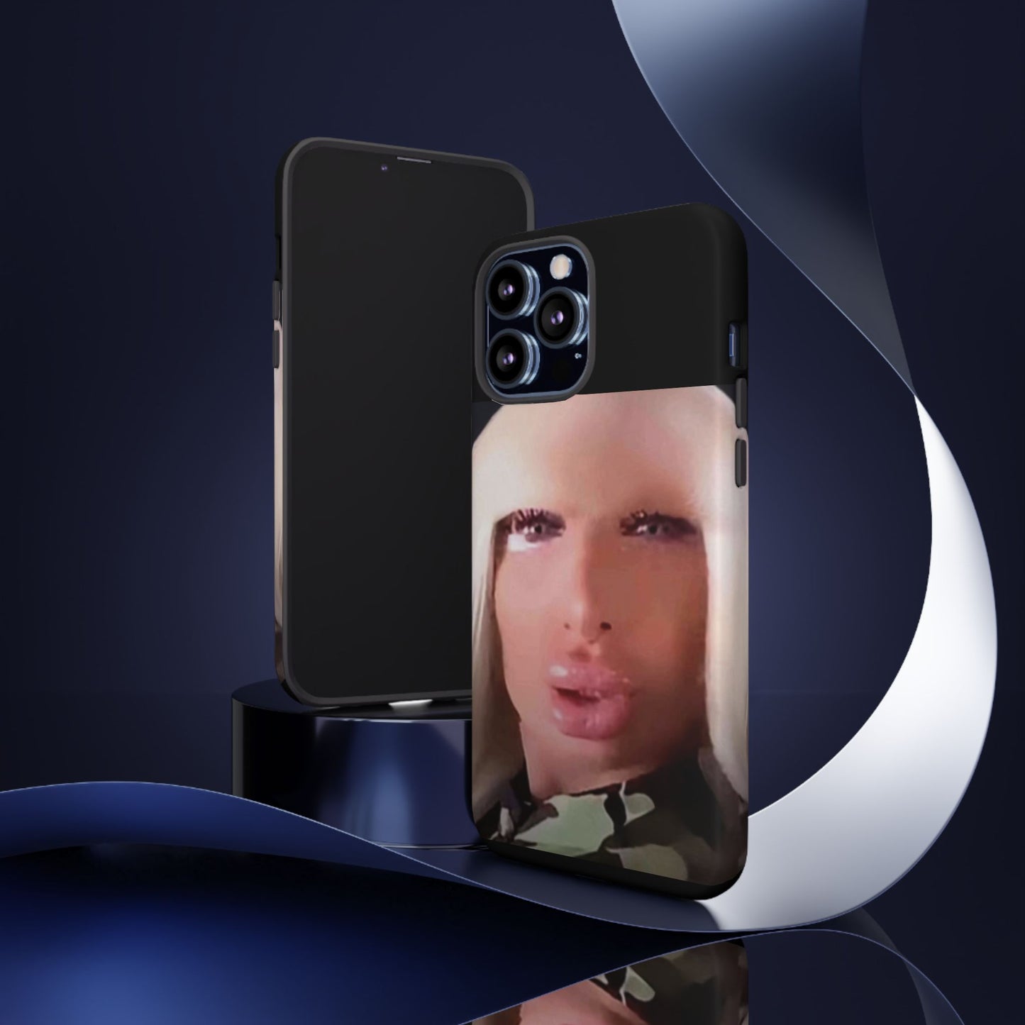 Funny Meme Glam Face Phone Case