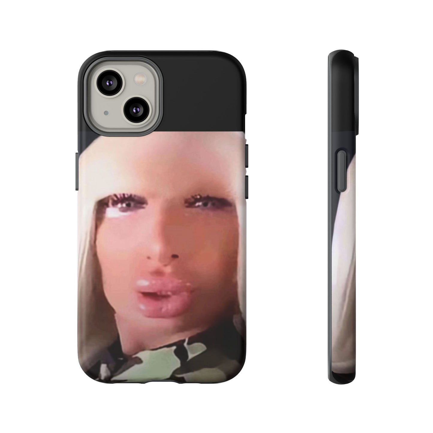 Funny Meme Glam Face Phone Case