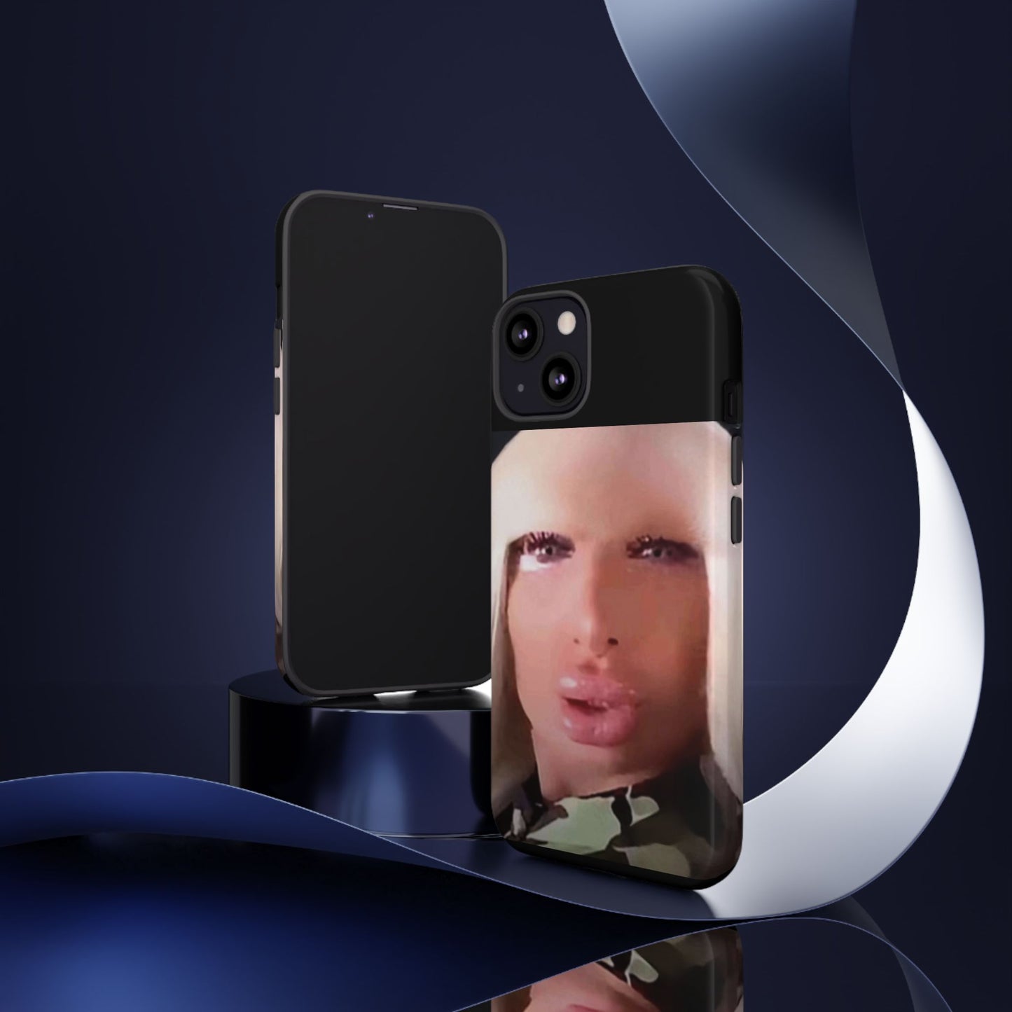 Funny Meme Glam Face Phone Case