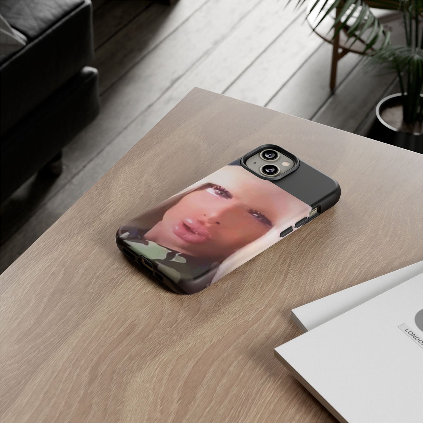 Funny Meme Glam Face Phone Case