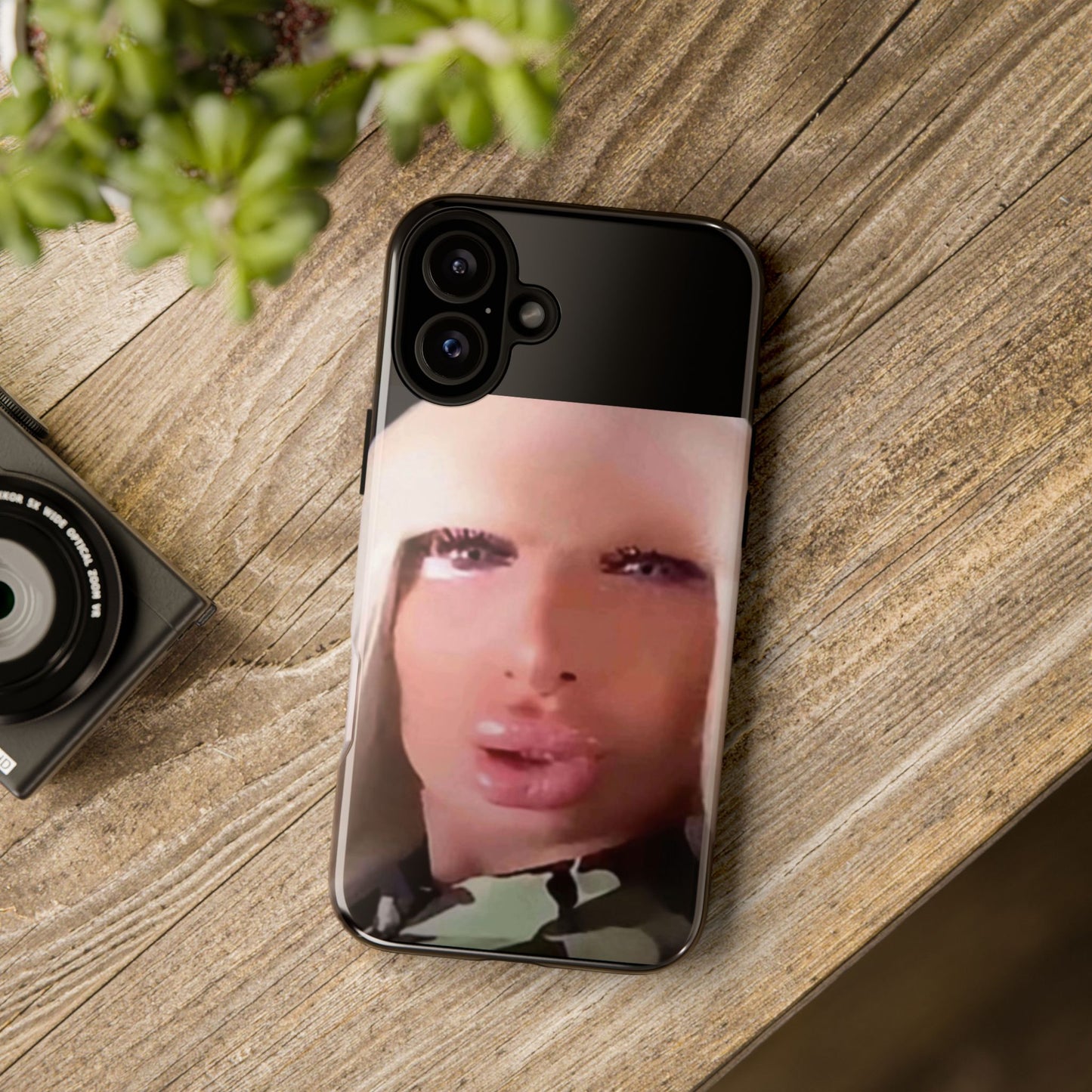 Funny Meme Glam Face Phone Case