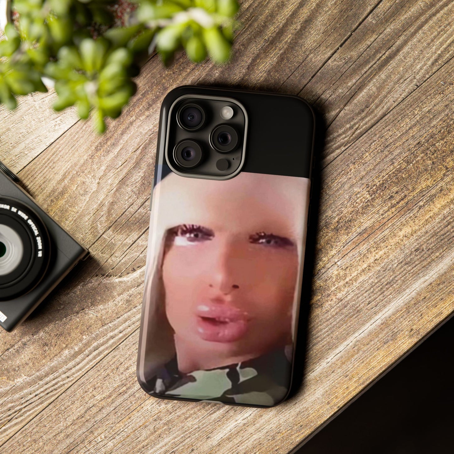 Funny Meme Glam Face Phone Case
