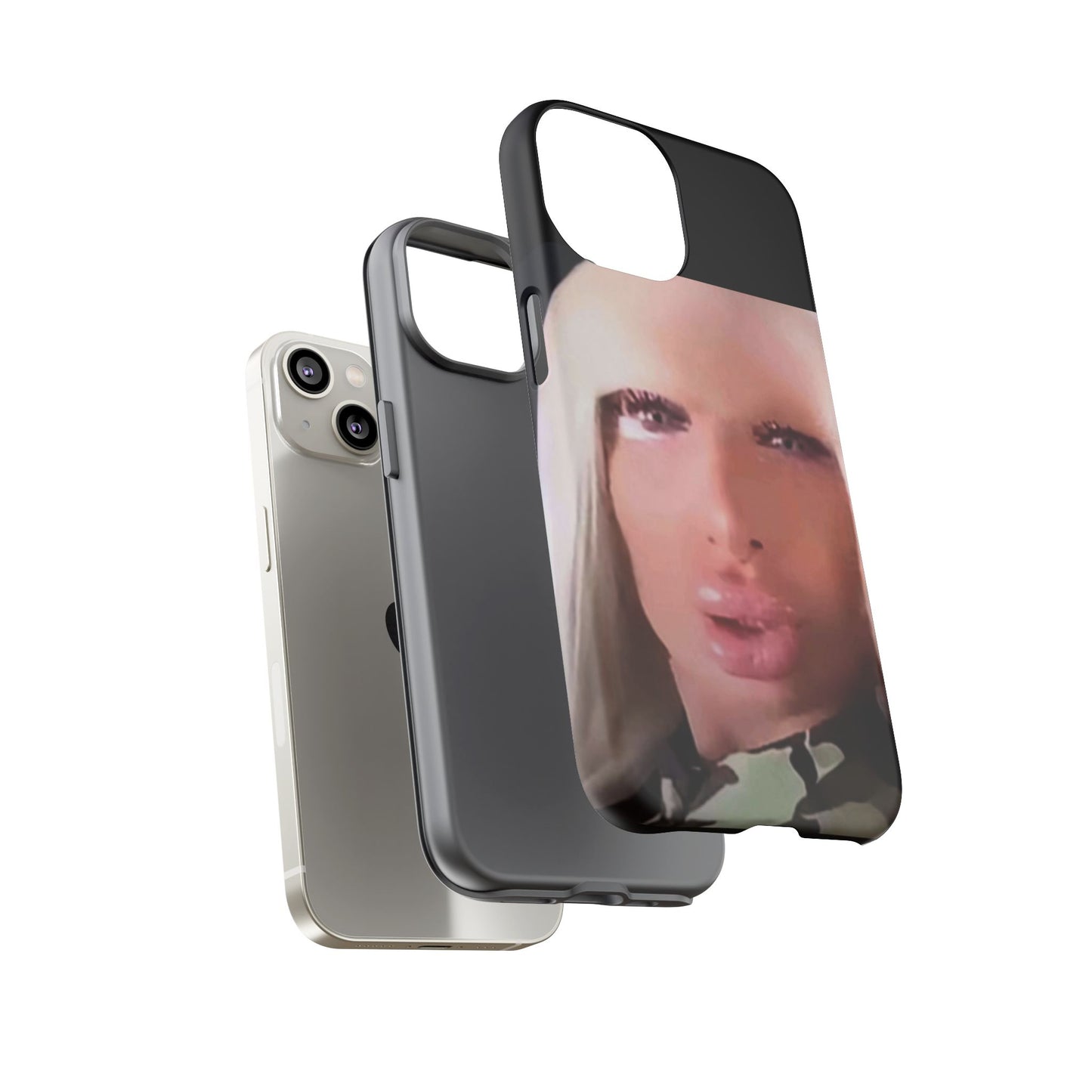 Funny Meme Glam Face Phone Case