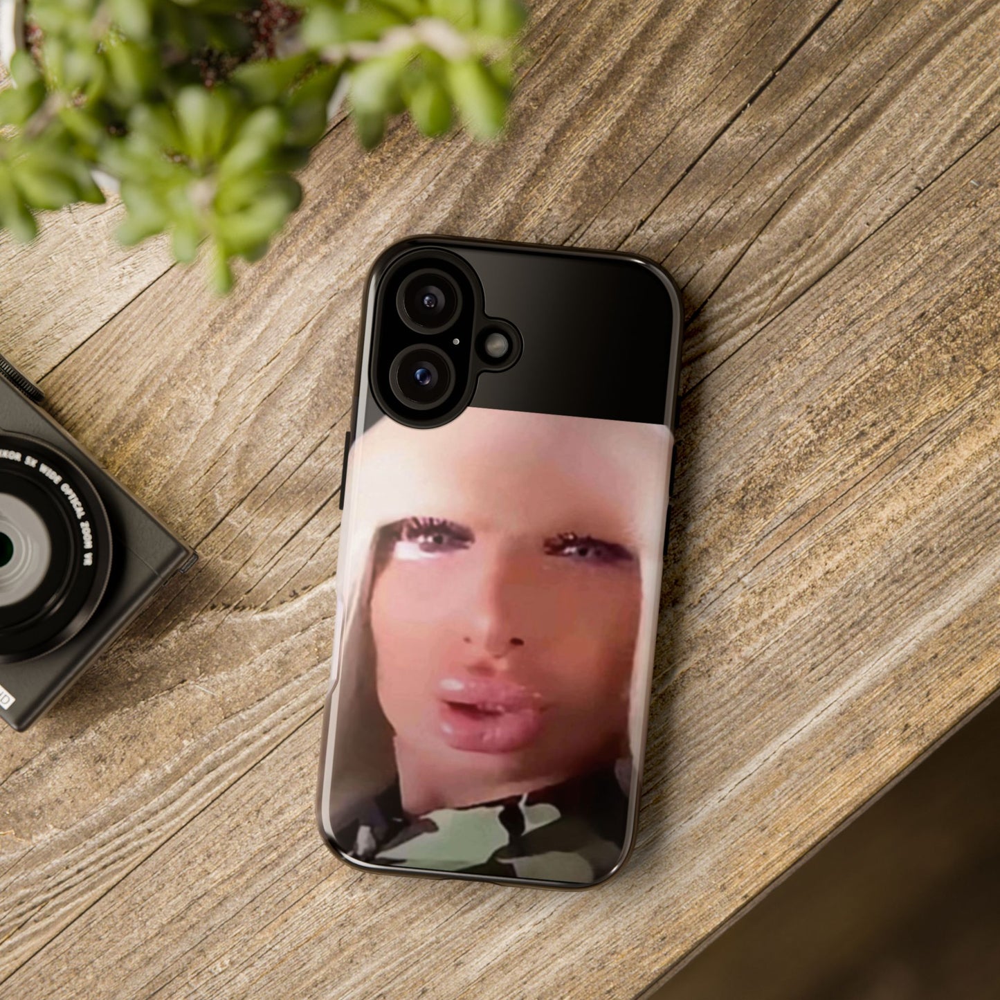 Funny Meme Glam Face Phone Case