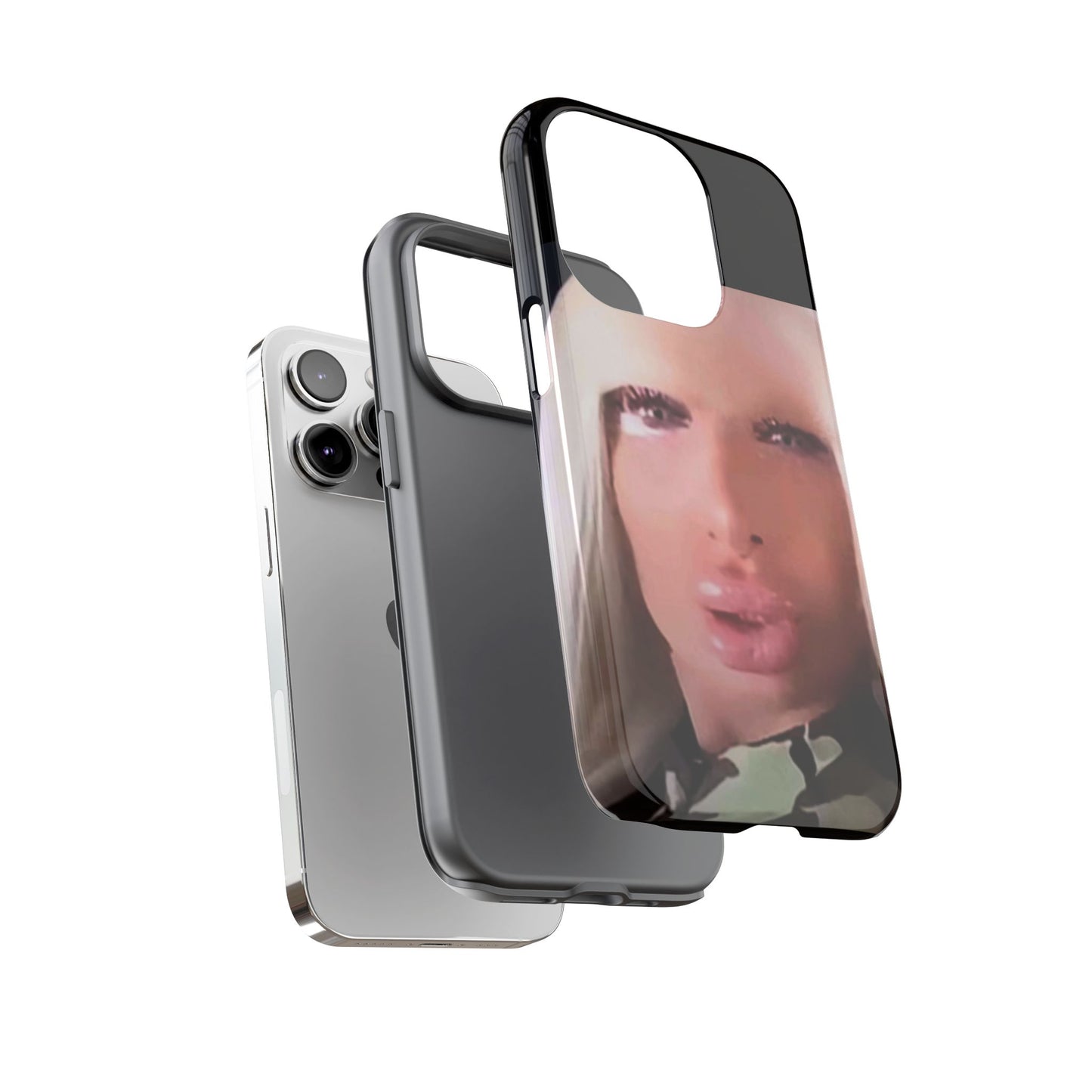 Funny Meme Glam Face Phone Case