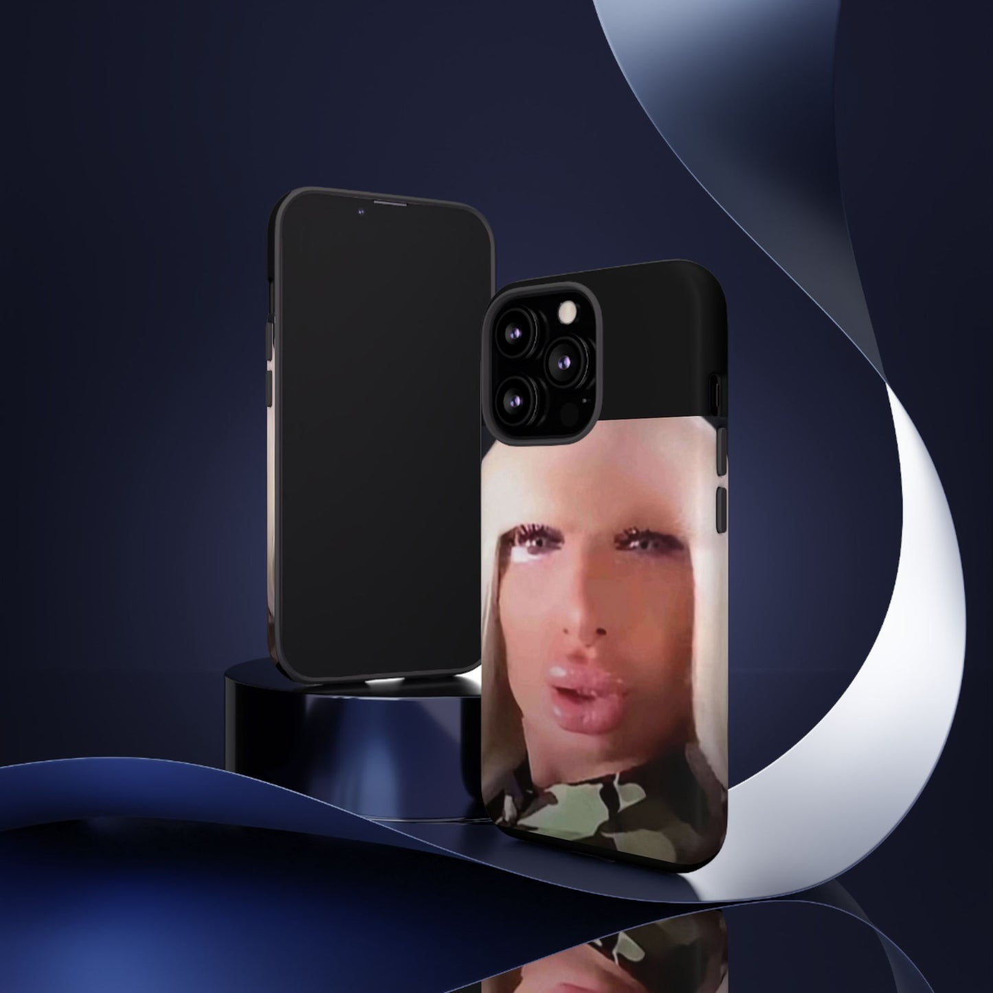 Funny Meme Glam Face Phone Case