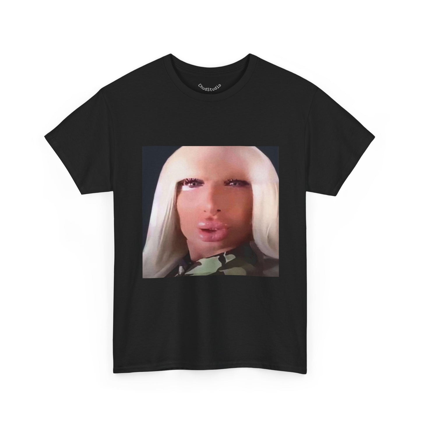 Blonde Meme TikTok sticker Print T‑Shirt