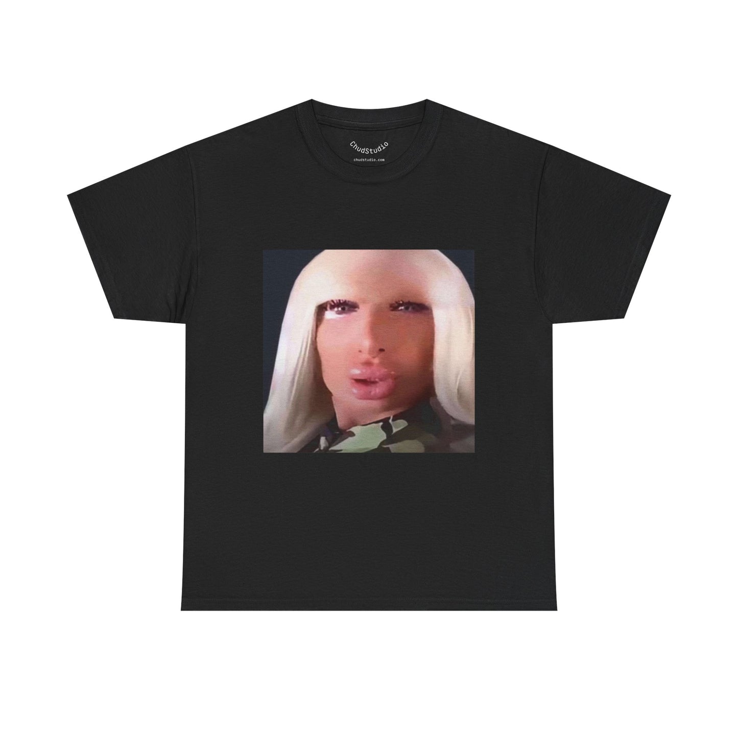 Blonde Meme TikTok sticker Print T‑Shirt
