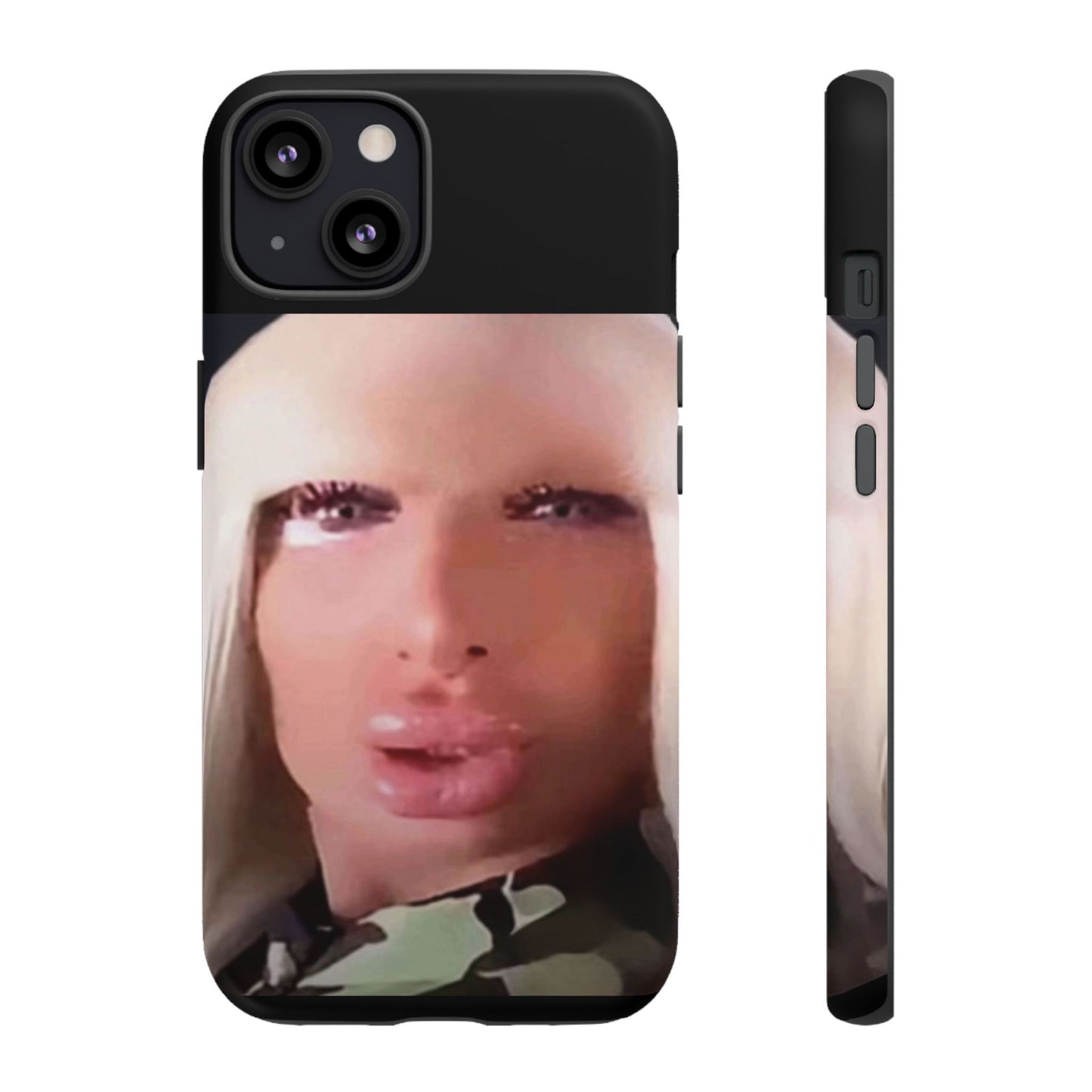 Funny Meme Glam Face Phone Case