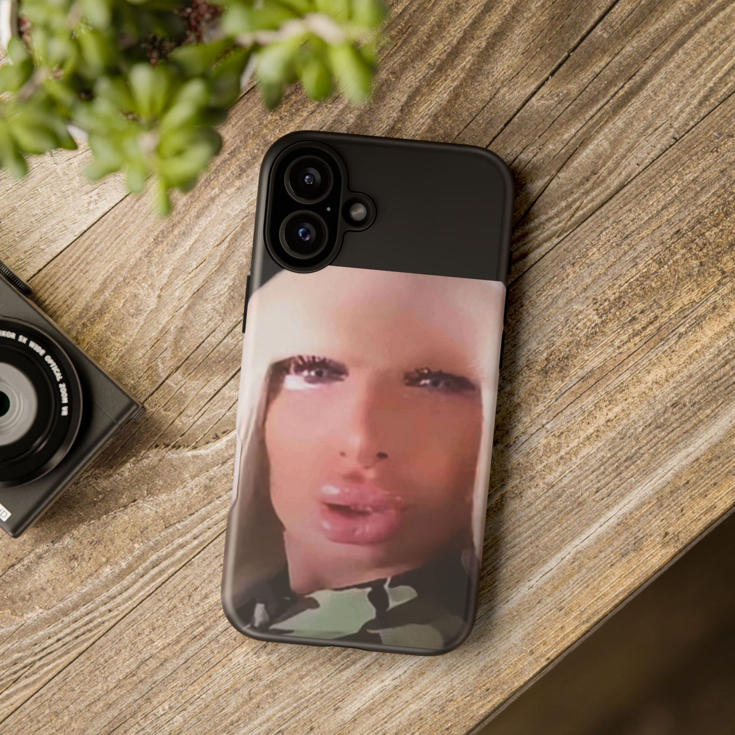Funny Meme Glam Face Phone Case