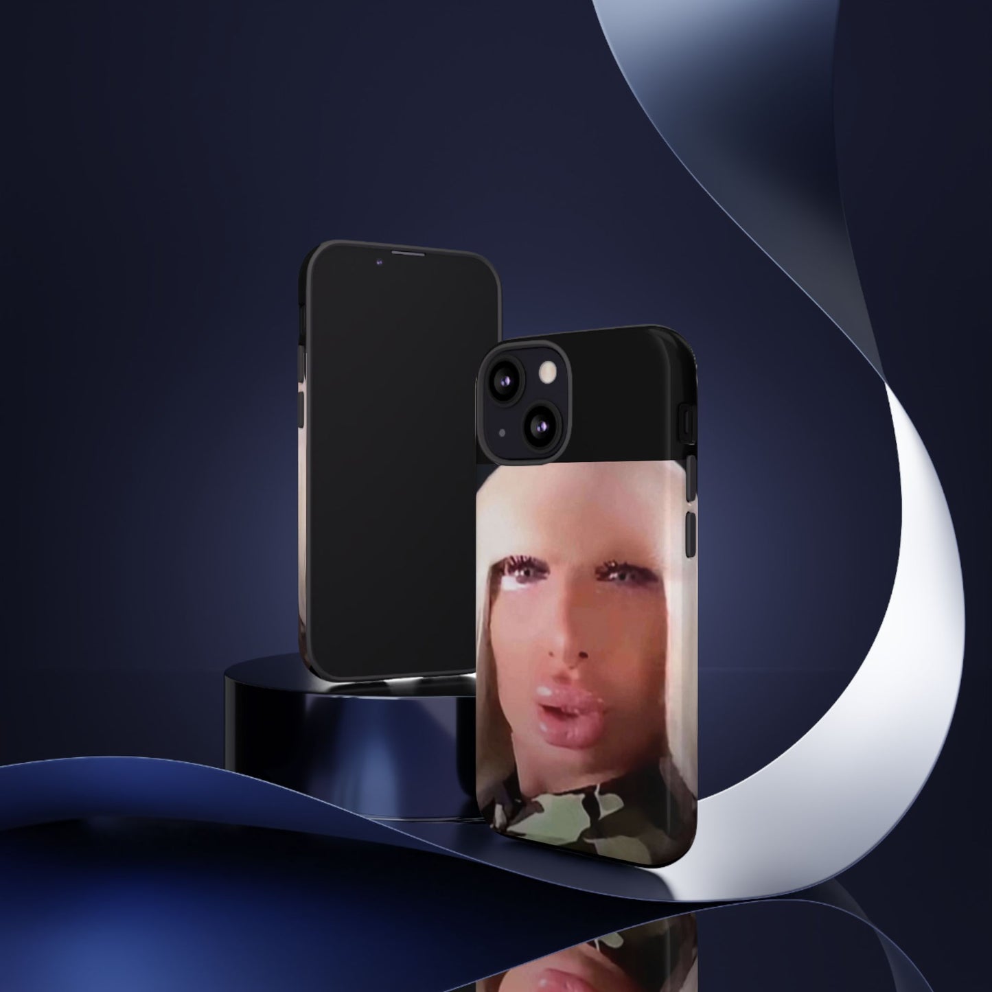 Funny Meme Glam Face Phone Case