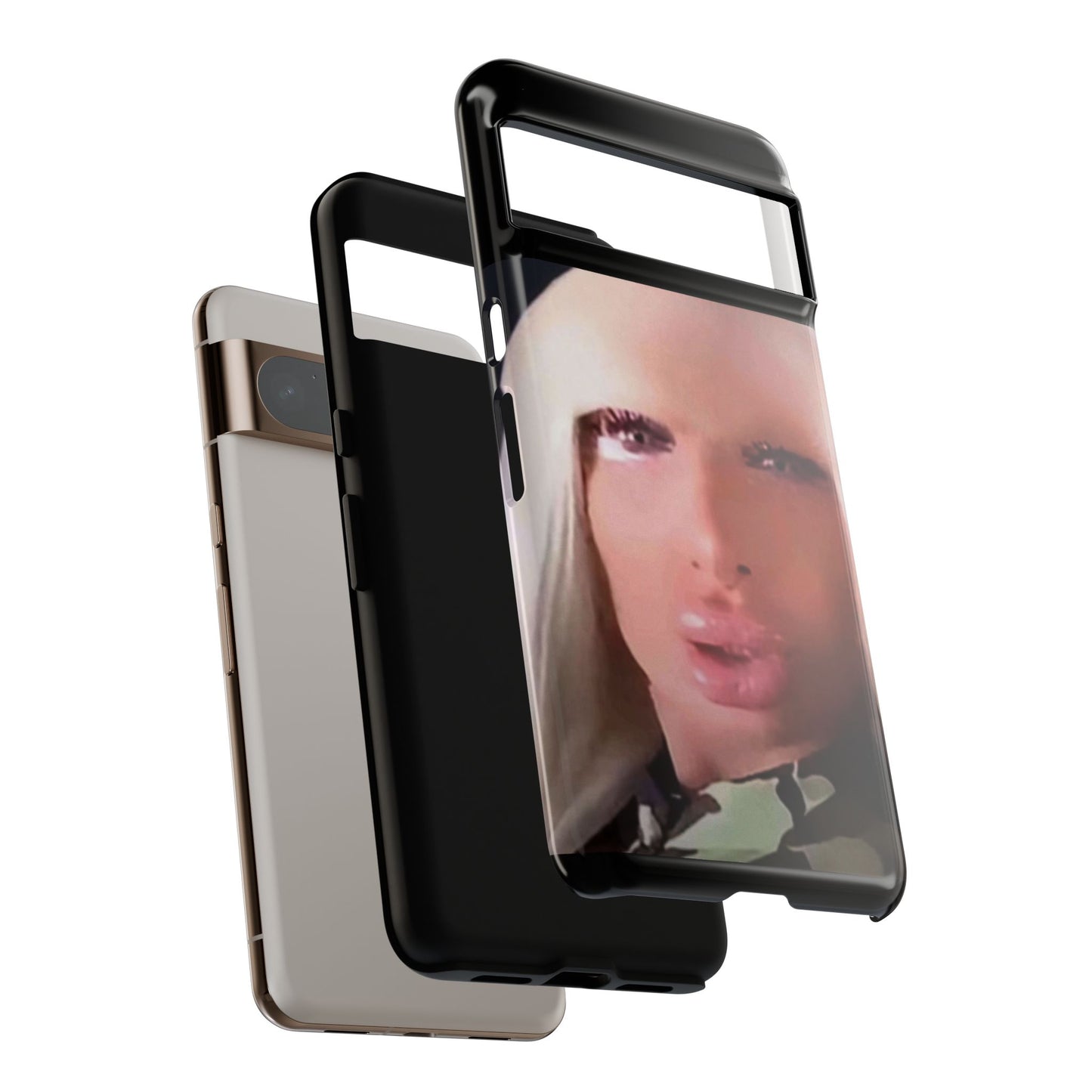 Funny Meme Glam Face Phone Case