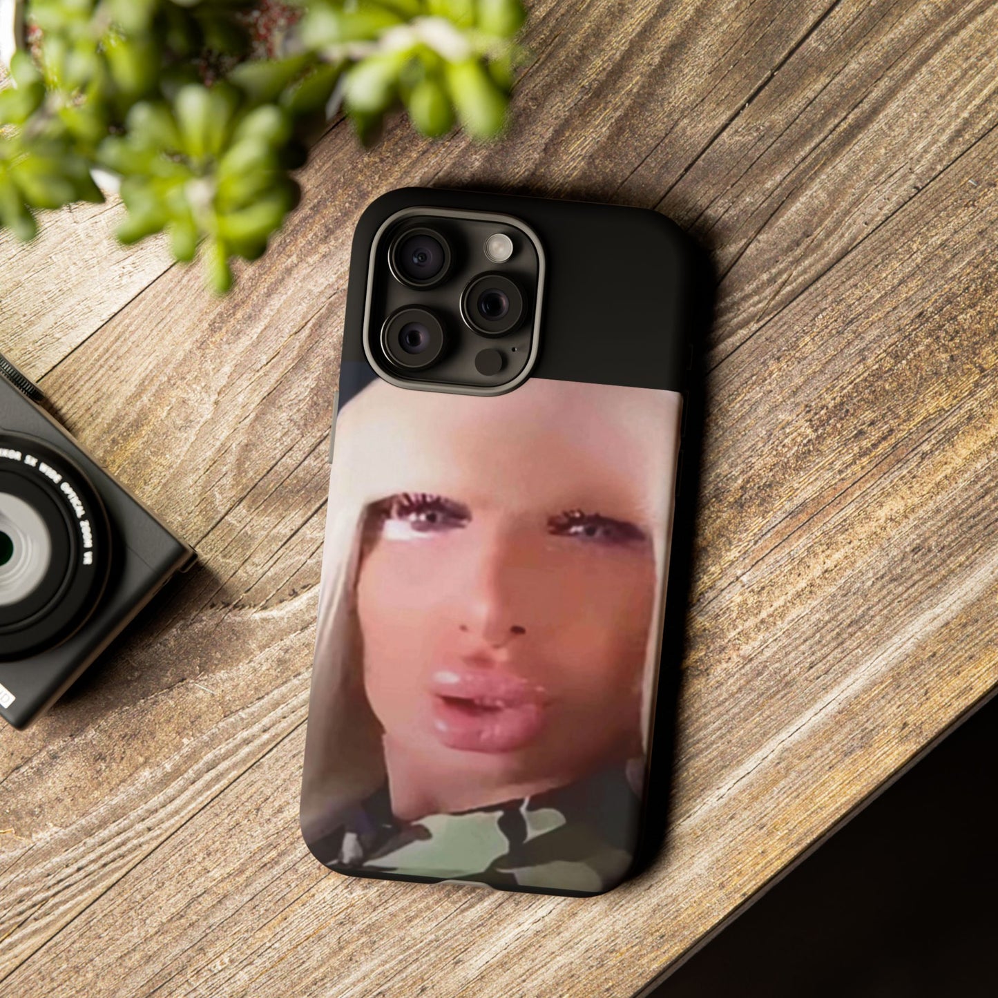 Funny Meme Glam Face Phone Case