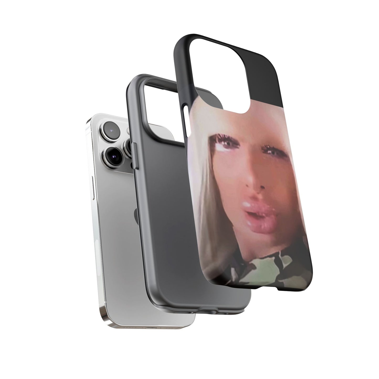 Funny Meme Glam Face Phone Case