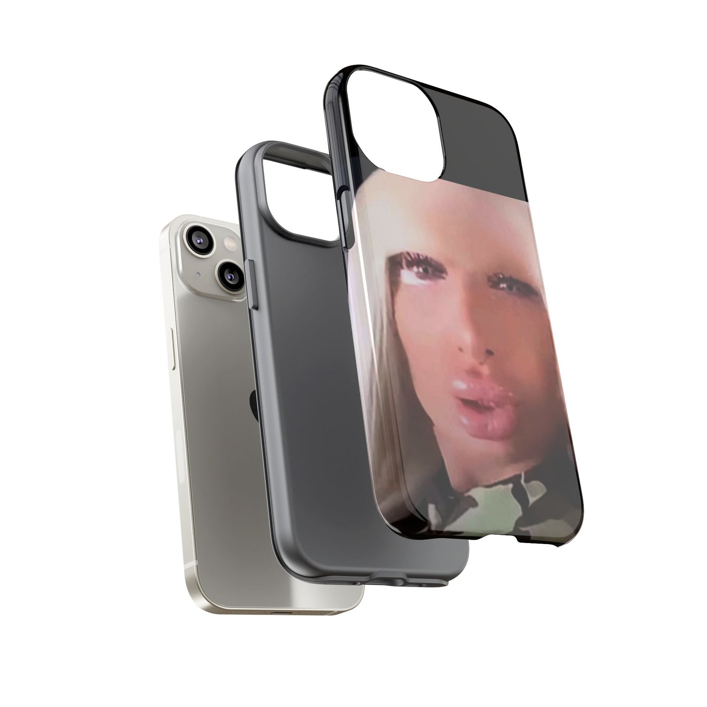 Funny Meme Glam Face Phone Case