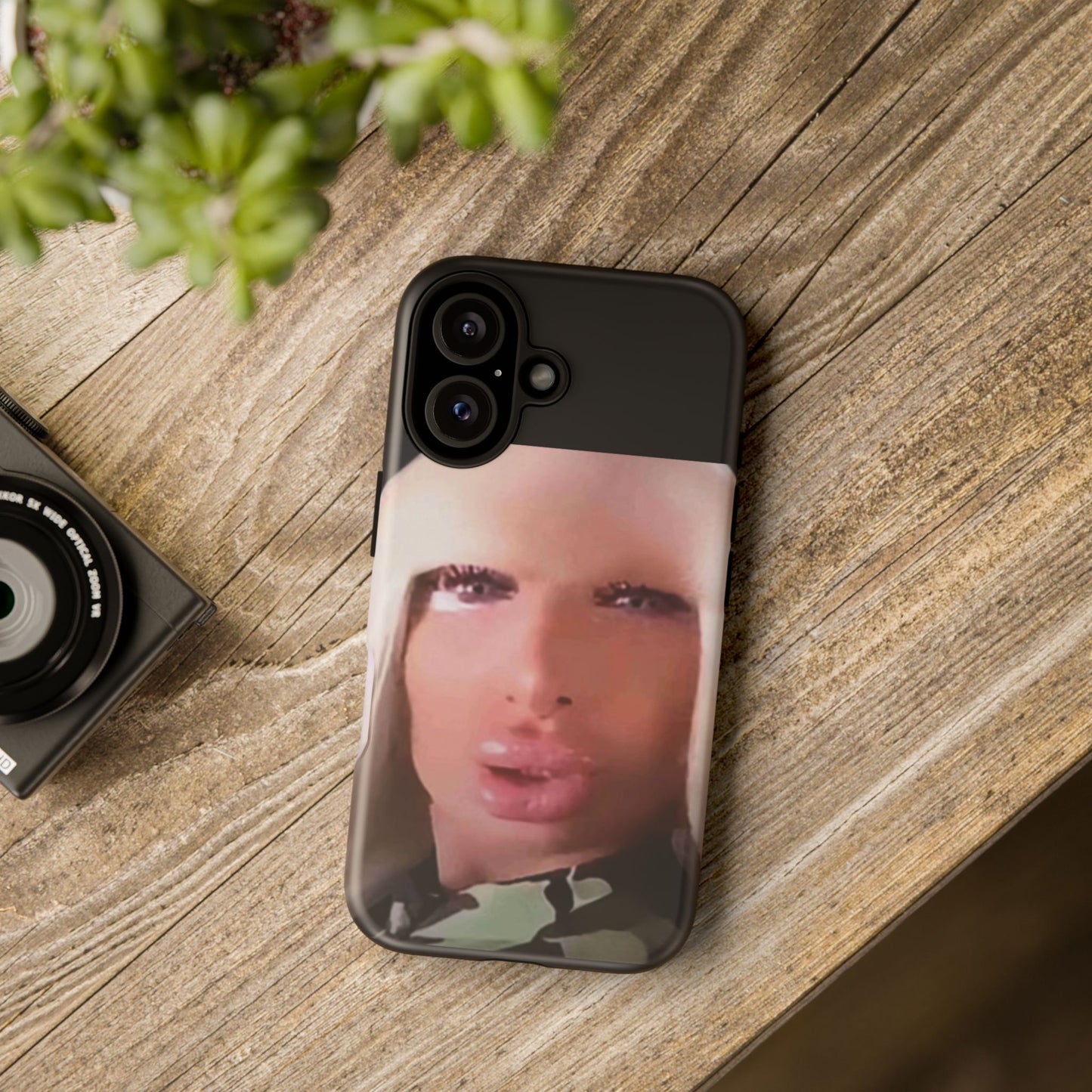 Funny Meme Glam Face Phone Case