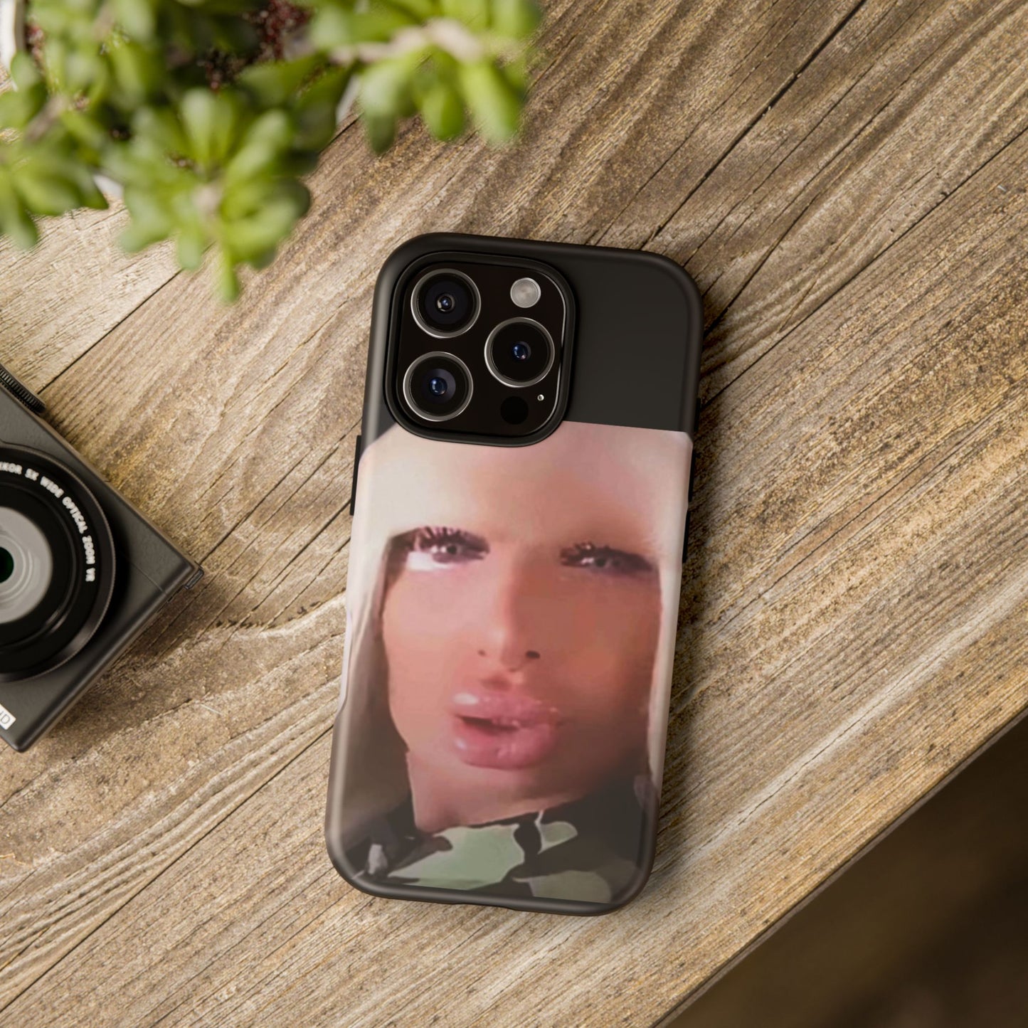 Funny Meme Glam Face Phone Case