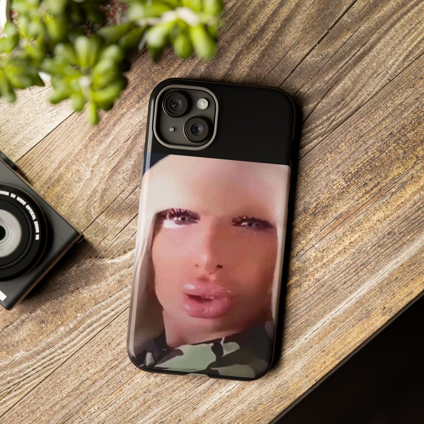 Funny Meme Glam Face Phone Case