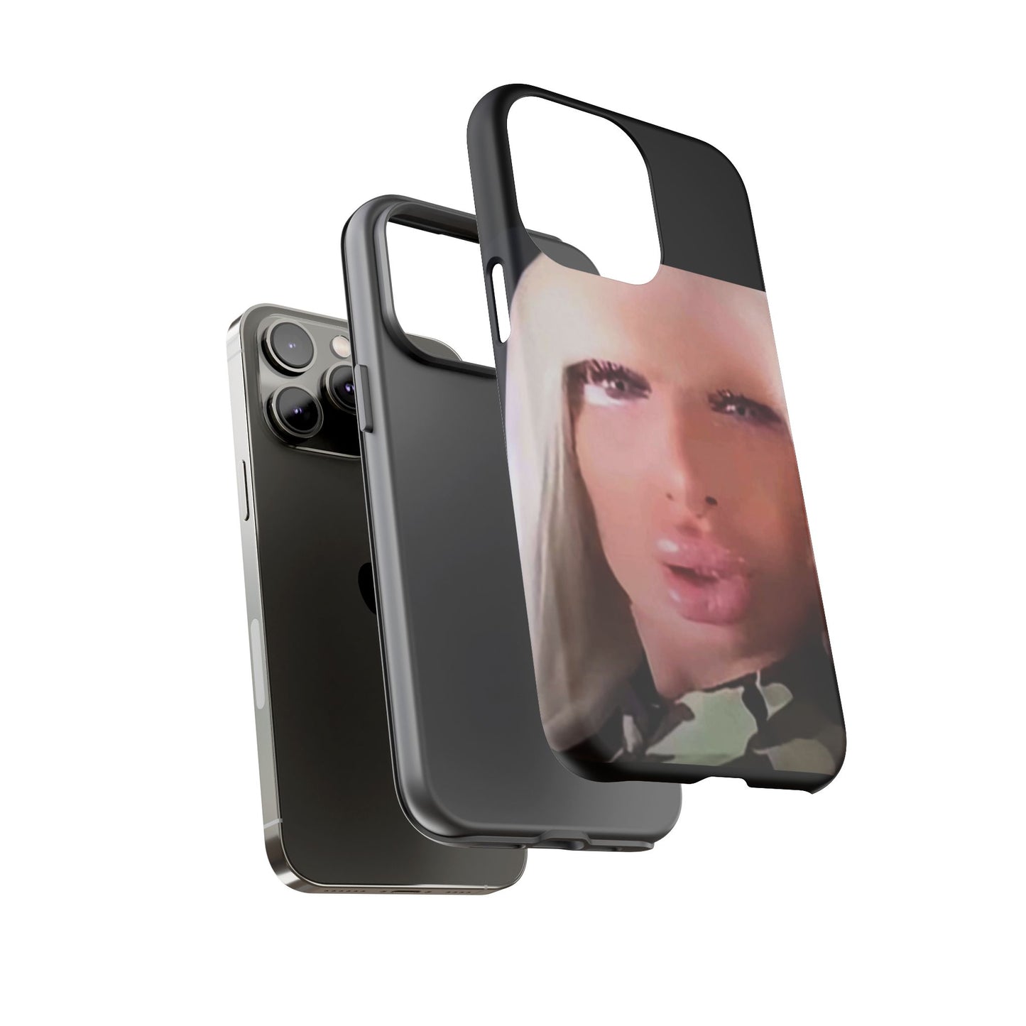 Funny Meme Glam Face Phone Case