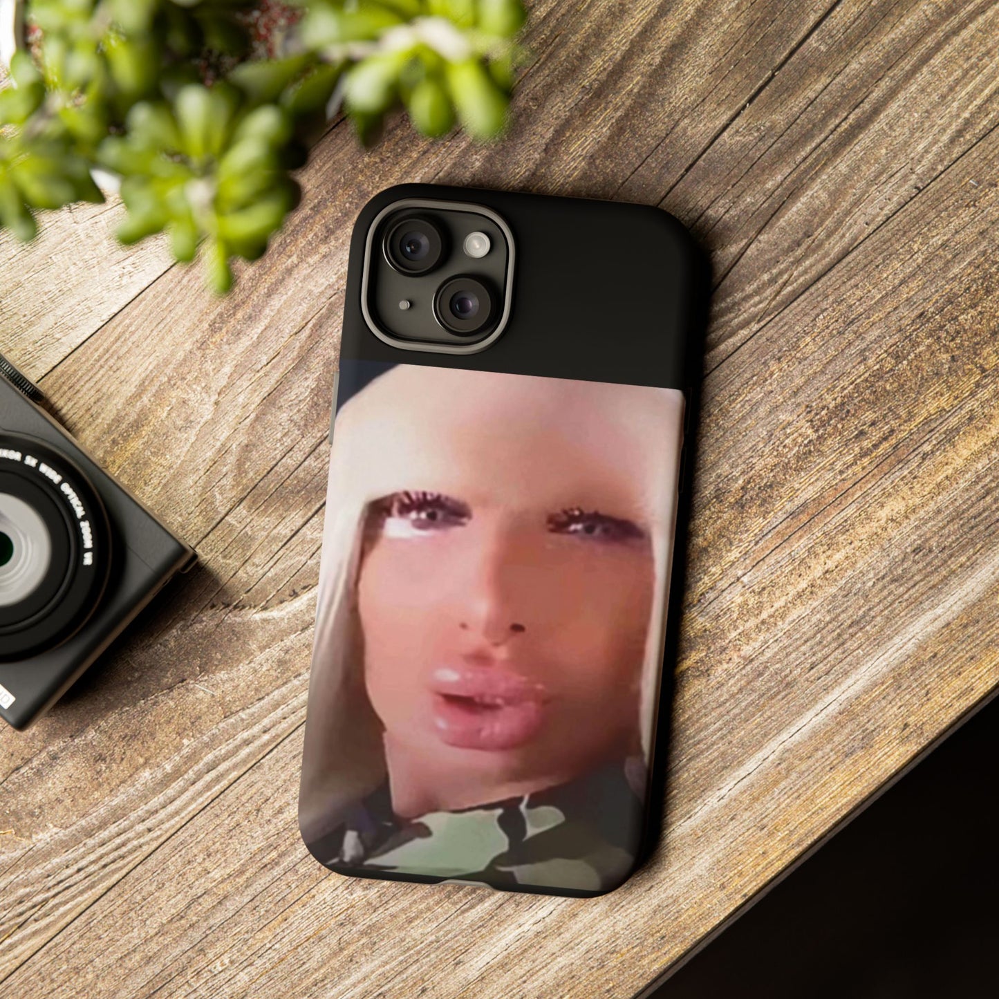 Funny Meme Glam Face Phone Case