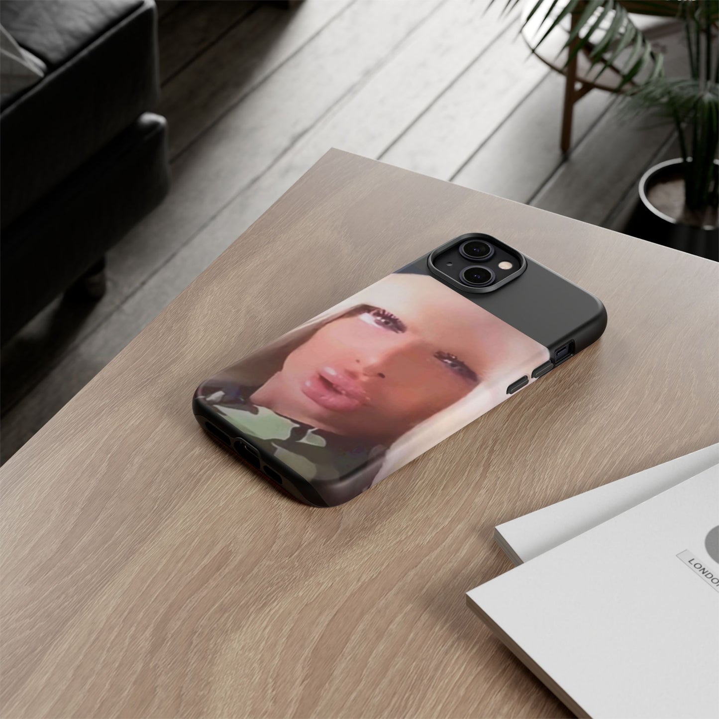 Funny Meme Glam Face Phone Case